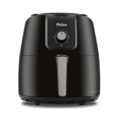  Fritadeira Air Fryer Philco Gourmet PFR13P 8,1 Litros - Timer 60 minutos, Cesto removível, 1900W