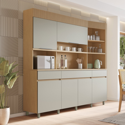 kit Cozinha Realeza 100% MDF | Nesher