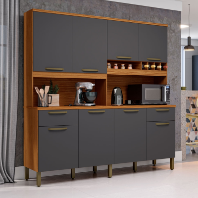 Cozinha Cabernet Prime 100%MDF - Ronipa (AMEN/GRAF)