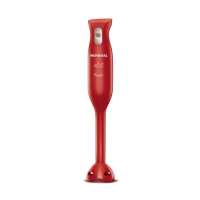 Mixer M15 Red, 1 Velocidade, Aço Inoxidável, 200W de Potência - Mondia