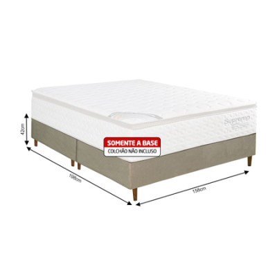 Base Box Casal Supremo 158cm - Bom Pastor