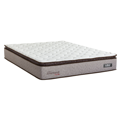 Colchão Casal 138cm Top Flex Diamante com Pillow - Design