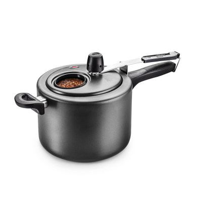 Panela de Pressão 4,5 litros Antiaderente com fechamento Superior e Visor externo, em Alumínio, Graf