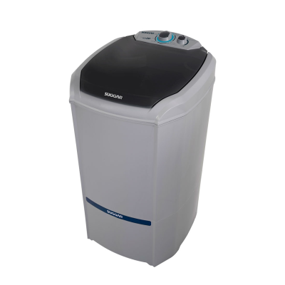  Lavadora Semiautomática 20kg Lavamax Prata Suggar - 6 programas, 3 molhos e desligamento automático
