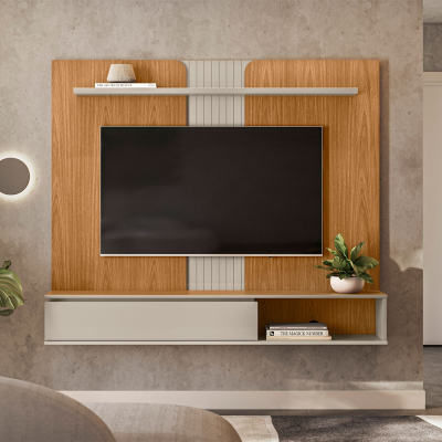 Painel Home Friburgo com espaço para Tvs 65'| Linea Brasil