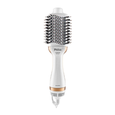 Escova Secadora Philco PES09BG, Potência 1300W, 3 temperaturas e 2 velocidades