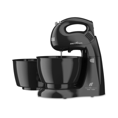 Batedeira Pérola 550 Double Bowl, 04 velocidades + Turbo e Potência 500W - Britânia