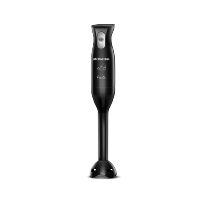 Mixer M15 Black, 1 Velocidade, Aço Inoxidável, 200W de Potência - Mondial