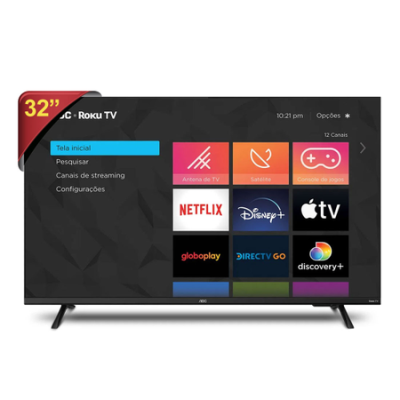 Smart TV 32' 32S5135 Roku HD SÉRIE 5135 - AOC