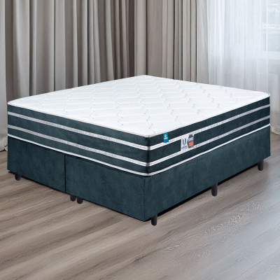 Conjunto Box Ortopédico Ultrapedic One, Casal 158cm Queen Size - Sonos