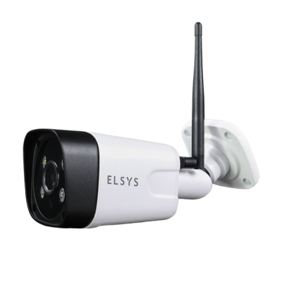 Câmera de Segurança WB3F Wi-Fi Externa com Inteligência de Vídeo Full HD | Elsys