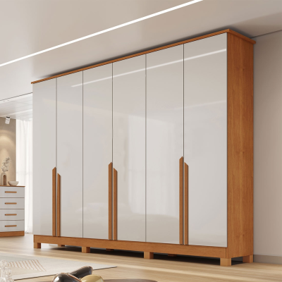  Guarda-Roupa Bianca 6 Portas, 100% MDF | Bianchi