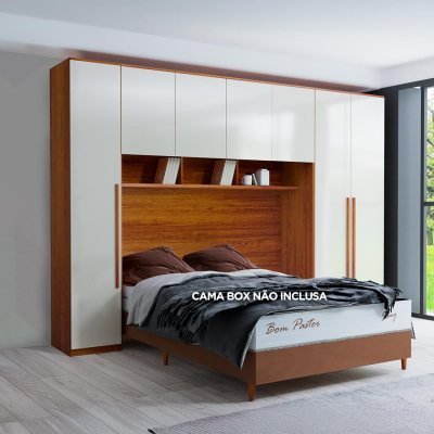 Guarda Roupa Casal Modulado 3 Peças Tivoli 100% MDF | Bom Pastor