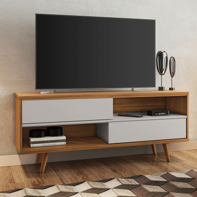 Rack / Bancada NT1180 com portas deslizantes, ideal para tvs até 50' - Notável